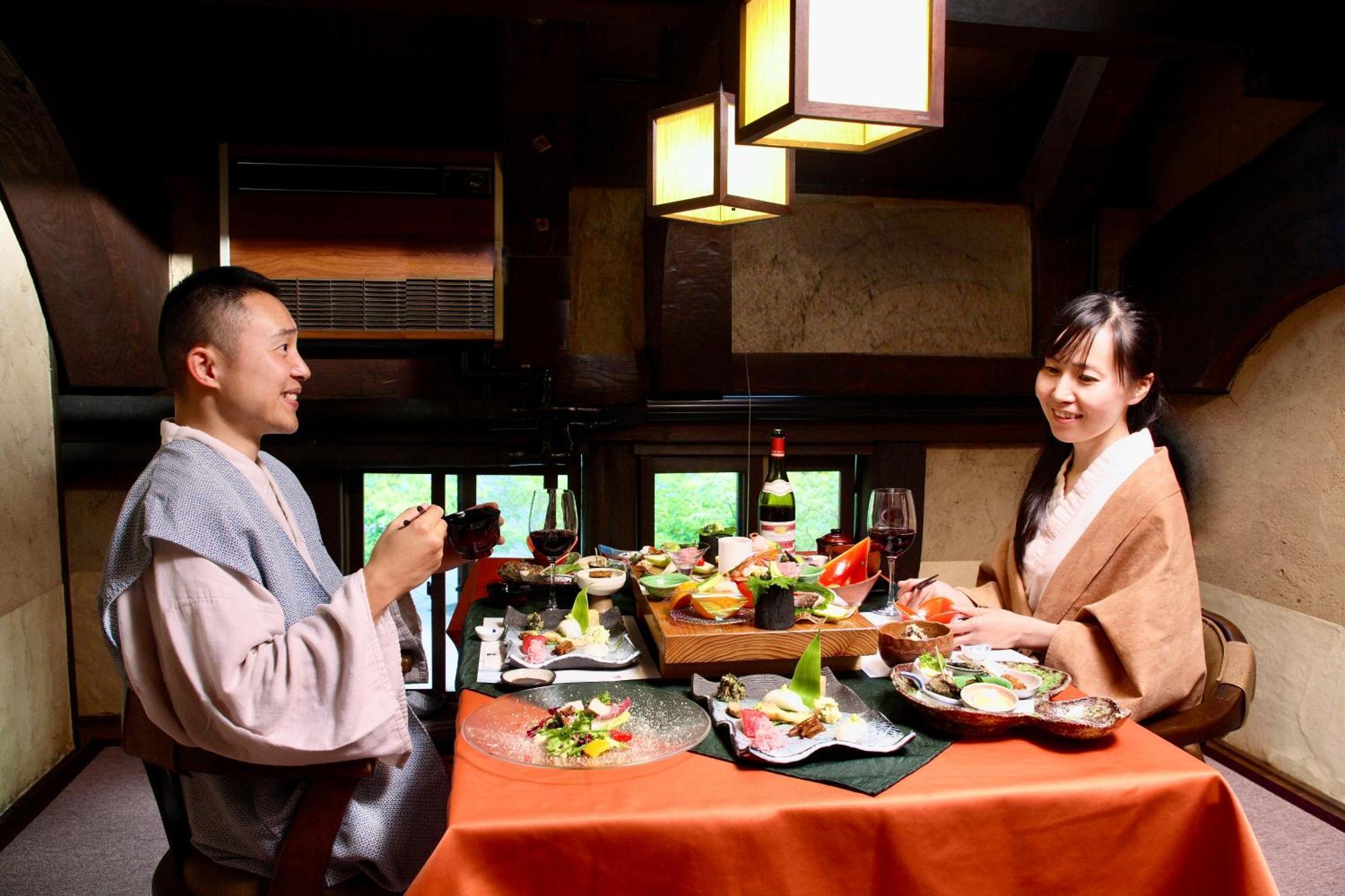 Satonoyu Waraku 13 Years Or Older Hotell Minamioguni Eksteriør bilde