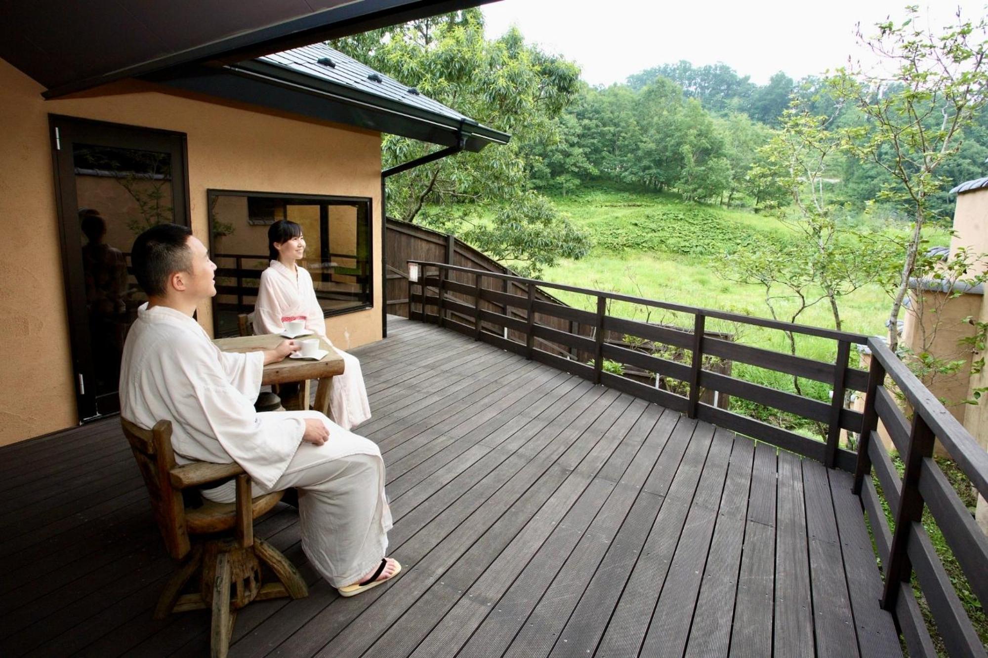 Satonoyu Waraku 13 Years Or Older Hotell Minamioguni Eksteriør bilde